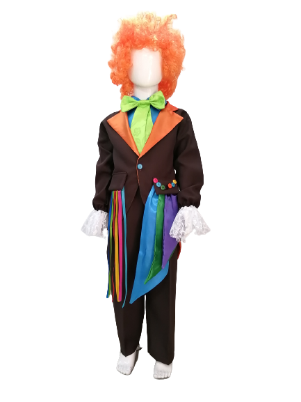 Disfraz traje de sombrerero de lujo halloween de la pelicula Alicia para niños