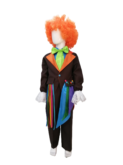 Disfraz traje de sombrerero de lujo halloween de la pelicula Alicia para niños