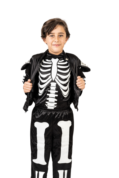 Disfraz traje de Motociclista Ghost Rider para niños