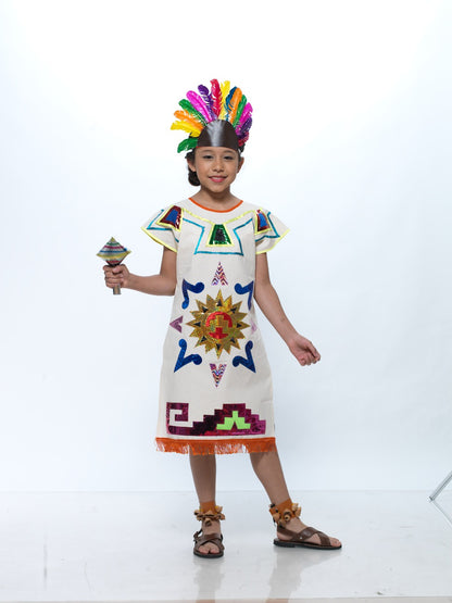 VESTIDO AZTECA DAMA