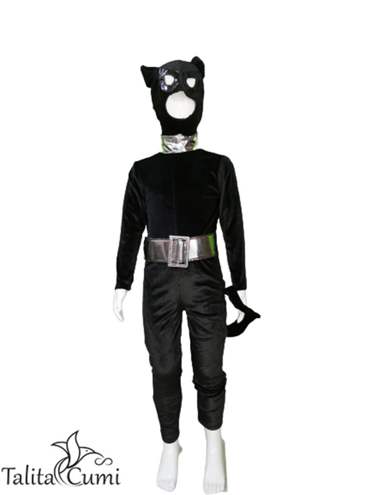 Traje de Terciopelo tipo Gatubela Niñas y Damas